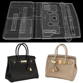 RIVEENY Handbag Acrylic Template Leather Bag Pattern Acrylic Leather Pattern Leather Templates for Women's Handbags