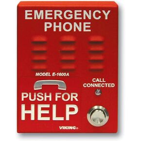 Viking Electronics - E-1600A-EWP - Viking Electronics E-1600A-EWP Emergency Phone - Surface-mountable for Emergency