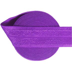 Generic Nine Looms Shiny Fold Over Elastic Band 1 Inch 25mm 10 Yards Foe Spandex Ribbon for Hair Tie Headband Dress DIY Sewing TrimOff White Knit Elastic Bands for Pants Waist Sewing (10Y Off White)