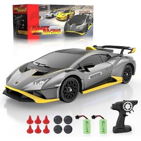 Lamborghini Remote Control Car for Boys 4-7, 1:18 Scale Official Licensed Lamborghini Toy Car, 2.4Ghz RC Drift Car Toys for Adults Boys 8-12 Kids Birthday Gift Ideas, Drift RC Cars (Orange) in Saudi Arabia
