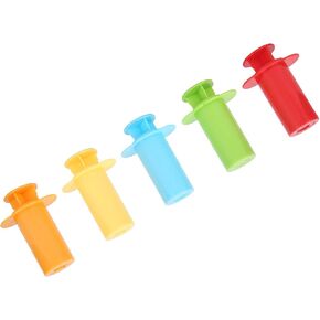 RIZGHWOY 5Pcs Extruder Shape Mold Educational Children Squeezer for Play Argil, Colorful Clay Squeezer for Parents and Kids Bonding Time