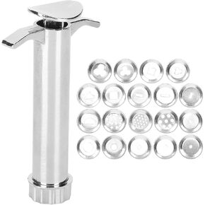 TONSCLAMB Extruder Squeezer Aluminum Aluminum Alloy Instrument with 19 Tips for the Development of Artistic Literacy