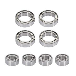 RC Praff Part متوافق مع SG1603 لـ SG1604 لـ UDIRC UD1601 UD1602 UD1603 UD1604 1/16 RC CAR CAR PRAPE SOSIONSS 8PCS مجموعة محامل الكرة