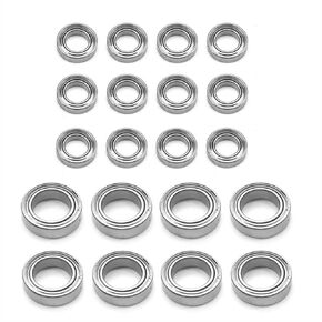 RC Praff Part متوافق مع WLToys 144001 144002 144010 124016 124017 124018 124019 RC Car Ewitgure Accessories 20pcs Ball Bearing Set