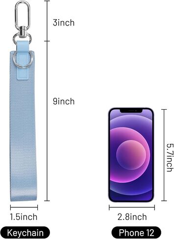 Mum's memory Wristlet Keychain for Women and Men，Key Chain Holder，Wrist Lanyard for Keys. in Saudi Arabia
