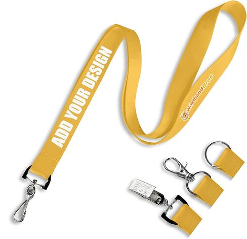 Custom Lanyards For ID Badges, Keys & More | Add Text & Logos | Choose Your Attachment | Bulk Quantities For Events in Kuwait