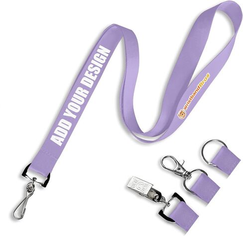 Custom Lanyards For ID Badges, Keys & More | Add Text & Logos | Choose Your Attachment | Bulk Quantities For Events in Kuwait