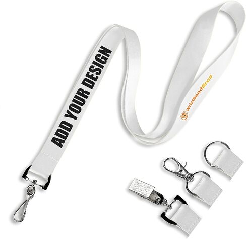 Custom Lanyards For ID Badges, Keys & More | Add Text & Logos | Choose Your Attachment | Bulk Quantities For Events in Kuwait