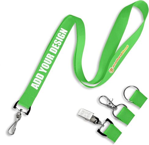 Custom Lanyards For ID Badges, Keys & More | Add Text & Logos | Choose Your Attachment | Bulk Quantities For Events in Kuwait