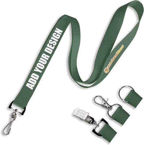 Custom Lanyards For ID Badges, Keys & More | Add Text & Logos | Choose Your Attachment | Bulk Quantities For Events in Kuwait