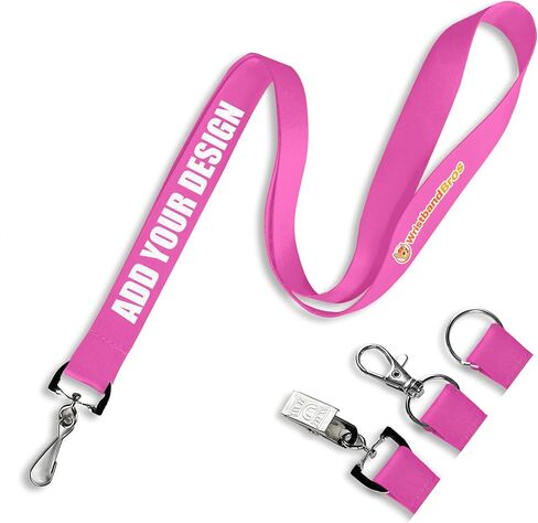 Custom Lanyards For ID Badges, Keys & More | Add Text & Logos | Choose Your Attachment | Bulk Quantities For Events in Kuwait