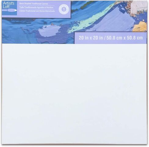 12 "× 24" من المستوى الأول من القماش الخلفي من قِبل الفنان العلوي - جودة الأرشيف والقطن القطني الخالي من الحمض لطلاء الأكريليك والزيت - 1 حزمة in Kuwait