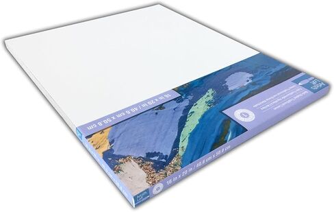 12 "× 24" من المستوى الأول من القماش الخلفي من قِبل الفنان العلوي - جودة الأرشيف والقطن القطني الخالي من الحمض لطلاء الأكريليك والزيت - 1 حزمة in Kuwait