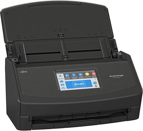 Fujitsu Scansnap IX1500 Color Duplex Documner Scanner مع شاشة تعمل باللمس لنظام التشغيل Mac أو PC ، أسود in Kuwait