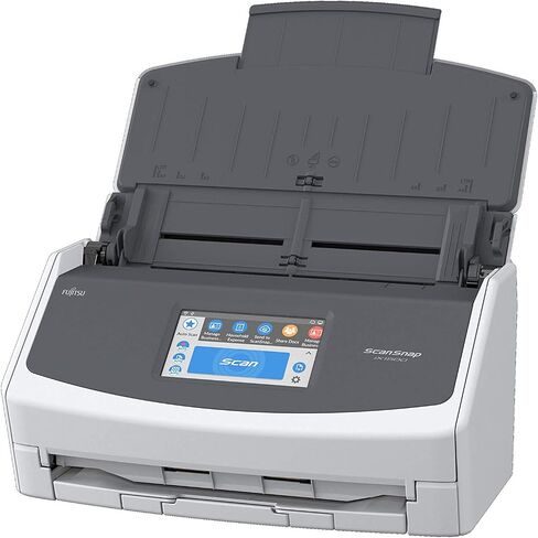 Fujitsu Scansnap IX1500 Color Duplex Documner Scanner مع شاشة تعمل باللمس لنظام التشغيل Mac أو PC ، أسود in Kuwait