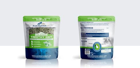 Blue Mountain Hay | Fresh Timothy Hay (15 Ounce) | Great for All Ages | High-Altitude Hay Pet Food for Rabbits, Guinea Pigs, Chinchillas, Hamsters, and Other Small Pets in Kuwait