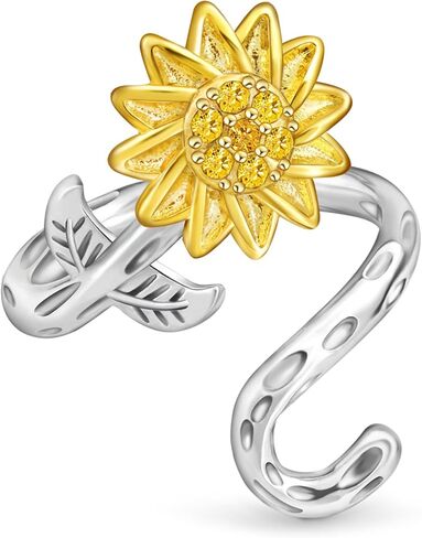 Adjustable Crochet Yarn Tension Rings for Crochet, Finger Yarn Guide Rings Knitting Crochet Accessories with Box for Women in Kuwait