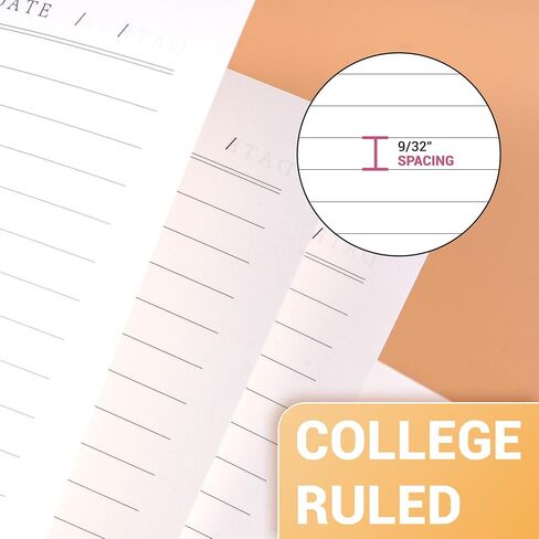 Yoment Spiral Notebook Journal 300 Pages Large Spiral Notebook B5 (7.3"x10") College Ruled Journals for Women Men Thick Spiral Bound Journal for Writing Work School, Pink in Kuwait