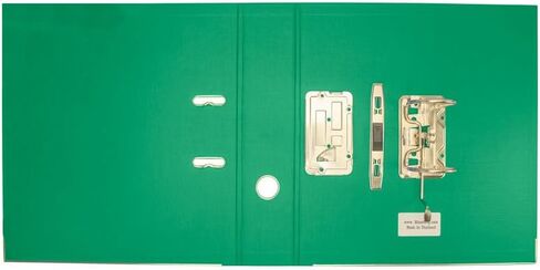 Lever Arch 2-Ring Binders; U.S. Letter Size; for 2 3/4" (7 cm) Center-to-Center (cc) Paper Punches (Not for A4 Documents with 8 cm cc Spacing) (25 Unassembled Binders, Gray) in Kuwait