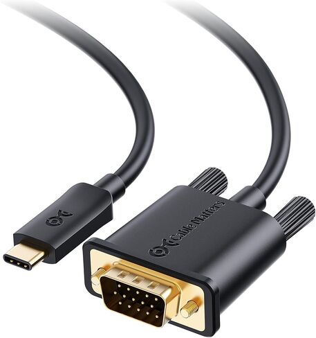 كابل يهم كابل USB C إلى VGA (كابل USB-C إلى VGA) بطول 6 أقدام - منفذ Thunderbolt 4 / USB4 / Thunderbolt 3 متوافق مع MacBook Pro وDell XPS 13 و15 وHP Spectre x360 وSurface Pro وYoga 910 والمزيد in Saudi Arabia