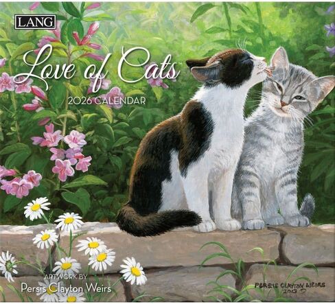 تقويم حائط LANG Love Of Cats 2025 (25991001926) in Saudi Arabia