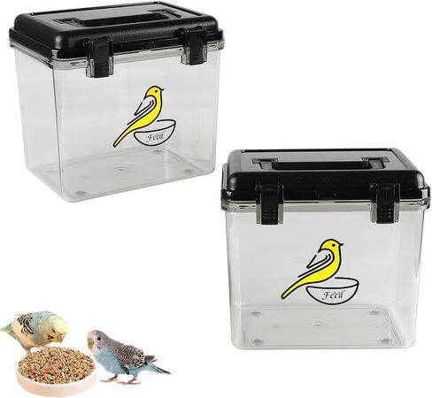 Bird Seed Storage Container,Airtight Bird Food Container-5.2L,Birds Seed Containers with Scoop,Pet Food Storage Containers for Wild Birds Seeds Dispenser Storing Sunflower Seeds in Saudi Arabia