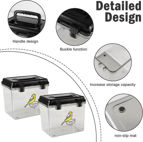 Bird Seed Storage Container,Airtight Bird Food Container-5.2L,Birds Seed Containers with Scoop,Pet Food Storage Containers for Wild Birds Seeds Dispenser Storing Sunflower Seeds in Saudi Arabia