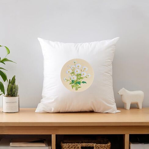KEKEMEOW 3 Sets Embroidery Kit for Beginners, Stitches with Wild Flower Patterns, DIY Cross Stitch Kits for Adults, Needlepoint Hand Embroidery Kit with Stamped Pattern、Instruction、Hoop in Saudi Arabia