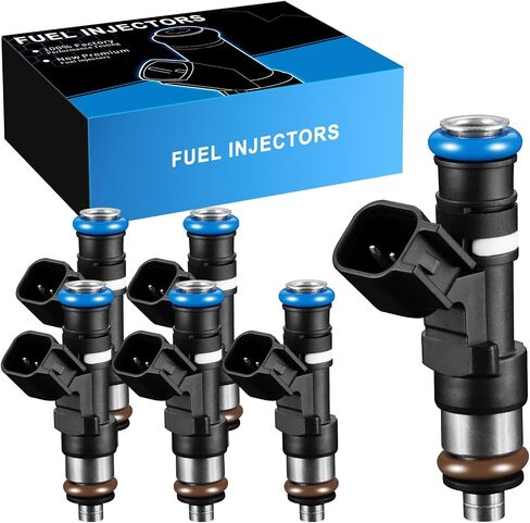 Upgraded FJ460 4.2L V6 Fuel Injectors Fits For:-Ford F150 1999-2003 F150 Heritage 2004, E150 2002-2003, E150 Econoline/E150 Econoline Club Wagon 1999-2002, E150 Club Wagon 2003 (Set of 6) in Saudi Arabia