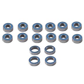 RC Spare Part Compatible with Tamiya for TT-02B 1/10 RC Car Upgrade Parts Spare Replacement Accessories 16Pcs Sealed Bearing Kit