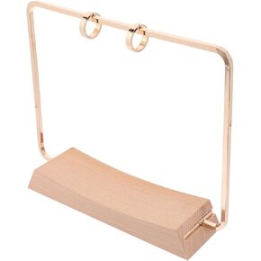 1 Set Flip Calendar Stand with Metal Binder Stylish Desk Calendar Holder for Home Office Organization Pedestal Base Aesthetic for Efficient Scheduling