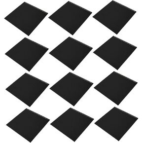 DOITOOL 12pcs Diy Desktop Calendar Stand Pearl Gloss Calendar Rack Blank Base Office Decor