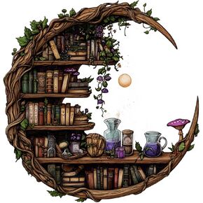 ZuoAnLF Cross Stitch Kits for Adults,14CT Stamped Cross Stitch Kits for Beginner,DIY Needlepoint Embroidery Patterns Kits Embroidery Patterns for Gift Home Wall Decor 16x16 Inch (Winding Moon)