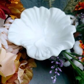 Leafy Bowl 5.2" Ceramic Bisque Ready to Paint Pottery