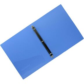 COHEALI Plastic Lever Arch File Folder Document Organizer Round for School and Office Use and Lightweight Plastic