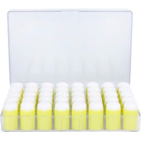 Craft Drawing Finger Sponge Set with 40pcs Sponge Daubers, Painting Tool for Color Registration - Pink, Green, Yellow, Purple, Mixed Color (Mixed Color)