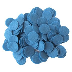 Playfully Ever After Militia Blue Craft Felt Circles (1 Inch - 100pc)