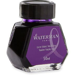 Waterman Ink for Fountain Pens, 50 ml, Tender Purple (S0110750)