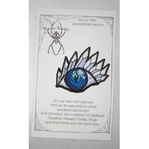 Open Crystal 3rd Thrid Eye Iron on Patch