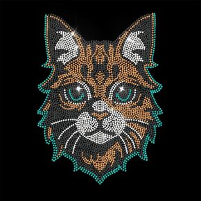 Rhinestone Iron on Transfer Beer Bling Diamond Hotfix Patches for Clothes, 11.6"x8.2" Large Iron On Sequin Applique for Jeans Jacket Caps Bag T-Shirts Shoes DIY Decor in Saudi Arabia