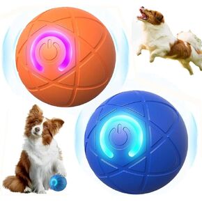 2PCS Shaky Ball Toy for Dog, Vibrating Dog's Ball, Vibrating Balls for Dogs, Interactive Dog's Balls, Automatic Moving Dog Balltoy for Puppy, Suit for All Dogs