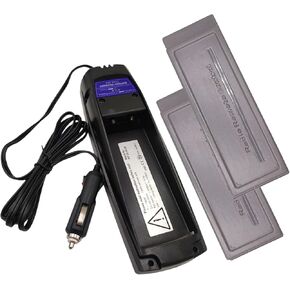 (2 x Battery + 1 x Charger) 10-24V Scanreco 434 Battery Charger with 7.2V SCANRECO 592 Battery for Scanreco 592 590 960 RC400 Battery (592 Battery, Car Charger)