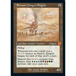 Magic: the Gathering - Ramos, Dragon Engine (110) - Schematic - The Brothers' War Retro Artifacts