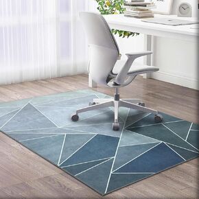 55"x36" Office Chair Mat,Heavy Duty TPE Floor Protector for Hardwood Tile Floors,Non-Slip Desk Chair Mat for Office, Gaming Room Living Room