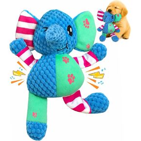 Swooflia Tug of War Dog Toy - Enrichment Interactive Squeaky Rope Toys to Keep Them Busy, Plush Cute Teething Clean for Small Dogs Crinkle Puppy Chew Toy for Treat and Playing