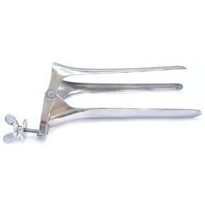 Polansky Veterinary Large Speculum Ranch Equine Instruments 26.67 Cm (10.5") 2 Up & 1 Down Blades