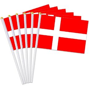 Australia Flag Australian Hand Held Mini Small Stick Flags For Party Classroom Garden Olympics Festival Clubs Parades Parties Desk Decorations(20 pack)