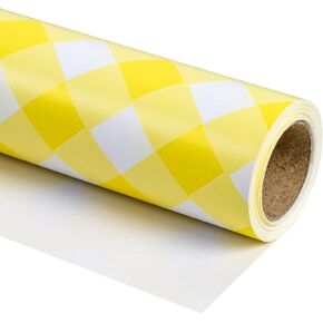 RUSPEPA Wrapping Paper - Mini Roll - Black and White Stripe Design Perfect for Wedding, Birthday, Baby Shower, Party - 17.5 Inch X 32.8 Feet