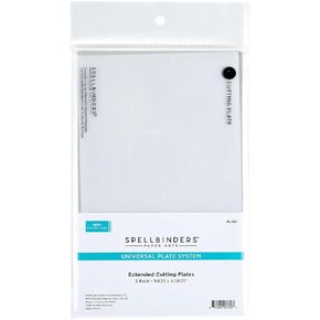 SPELLBINDERS PAPERCRAFTS, INC Cutting Plates 2/PKG Extended, 9.625 x 6.0625 inches, Metal