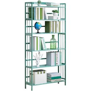 Bookcase Shelf Floor-to-Ceiling Bookshelf Rack 6-Layer Book Storage Rack Decorative Display Rack Suitable for Living Room Study Office Bookshelf with Storage